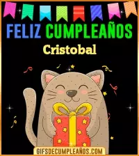 GIF Feliz Cumpleaños Cristobal
